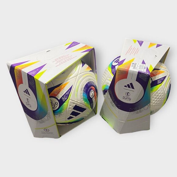 Adidas UEFA Womens Euro 2025 Official Pro Soccer Ball JH1261 Size 5 Set of 2 New - Picture 9 of 9
